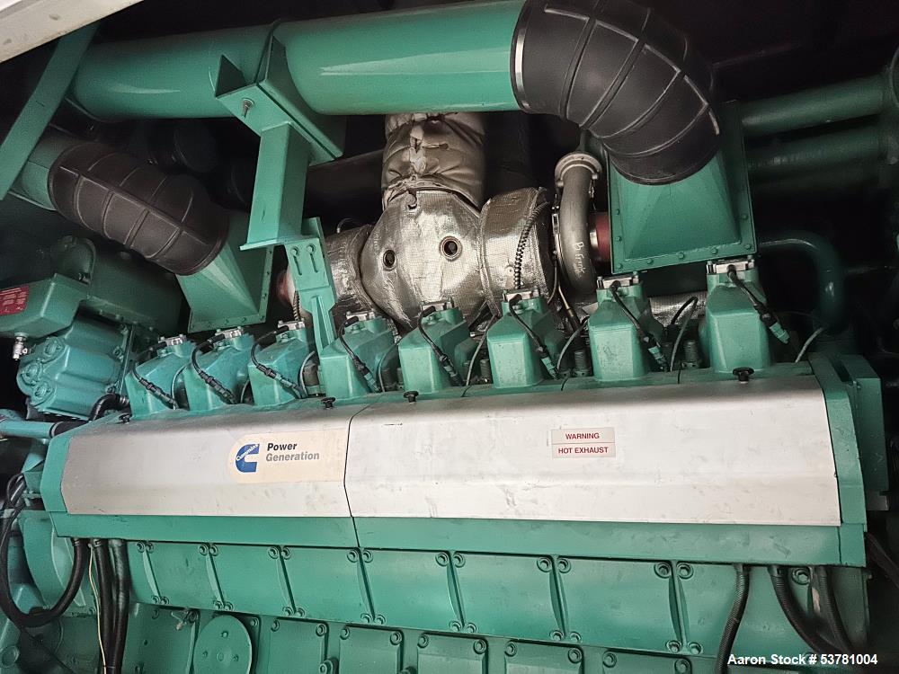 Buy Used Cummins 1100CGMA Generator – 480V, 3PH, 1654 Amps, Full Heat Recovery